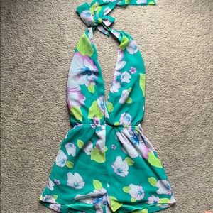 NWOT Floral romper